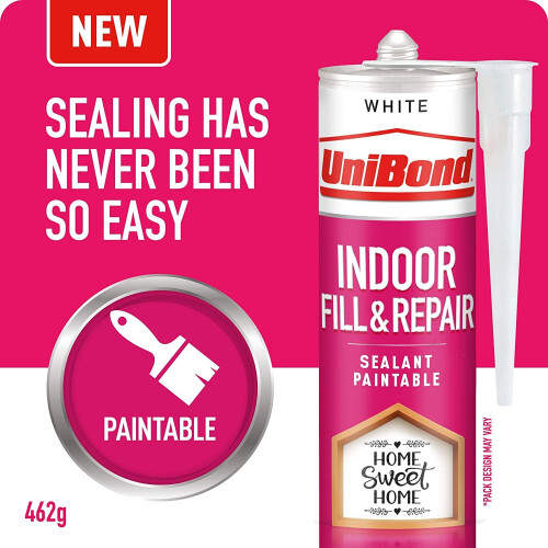 UniBond Indoor Fill&Repair Sealant, Joint Filler for Interior Use