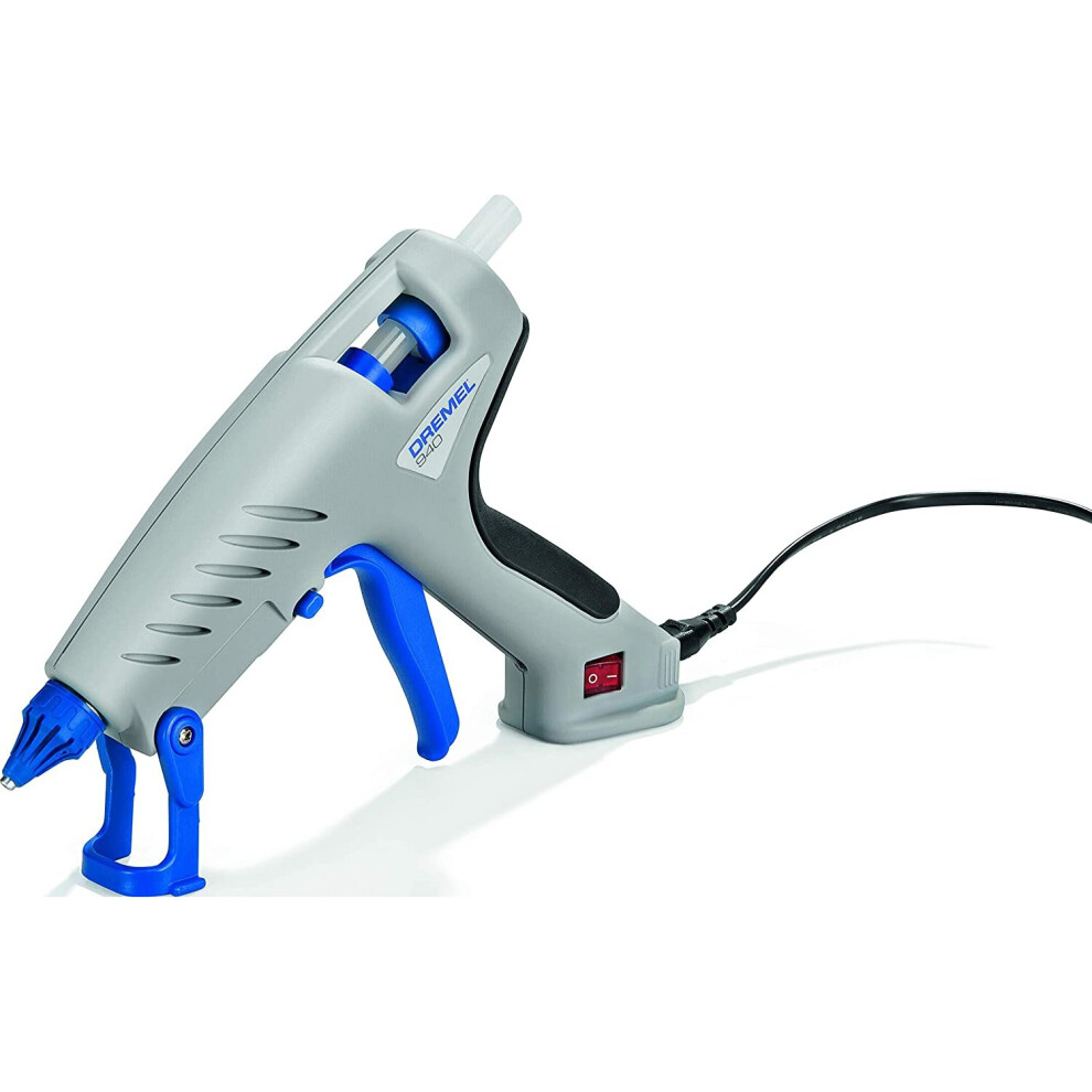 Dremel 940 Glue Gun 195Â°C - High-Temp Hot Glue Gun with Precision Non-Drip Tip, Removable Cord and 3 Multi-Purpose Glue Sticks (11 mm)