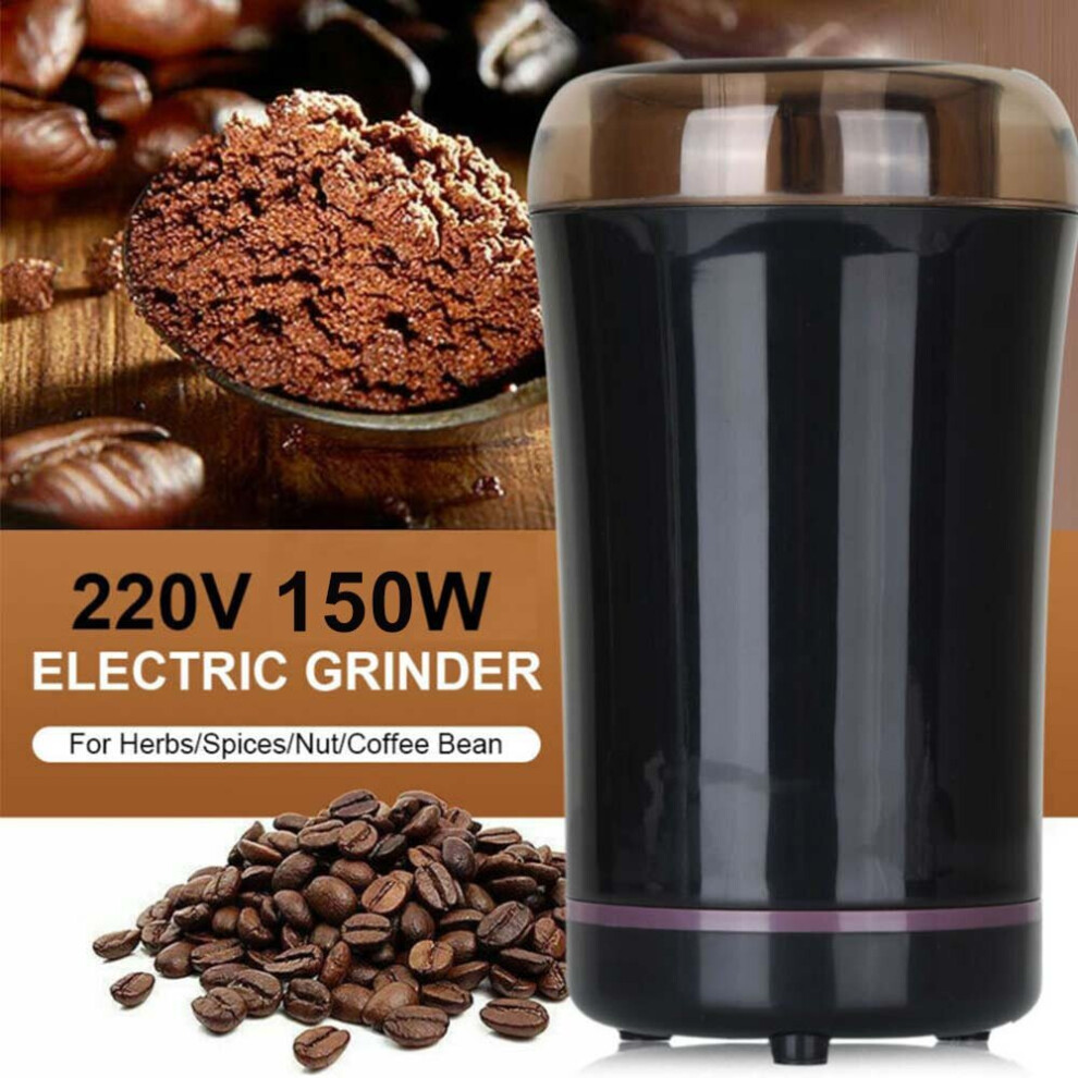 150W Electric Coffee Grinder Grinding Milling Bean Nut Spice Matte Blade Blender