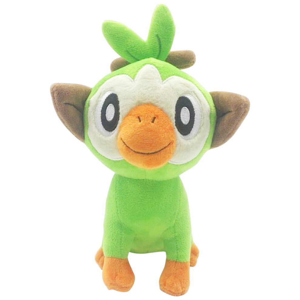 (Grookey) Pokemon Sword and Shield Sobble Plush Doll Toy Game Scorbunny Grookey Sirfetch'd Poke Kids Gift Pocket Monster Toy