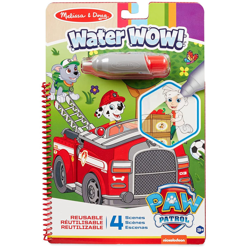 Melissa & Doug PAW Patrol Water WOW! Marshall Water Reveal Travel Activity Pad