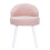 Living And Home Modern Velvet Dressing Table Stool with Solid Wood Legs 3