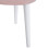 Living And Home Modern Velvet Dressing Table Stool with Solid Wood Legs 6