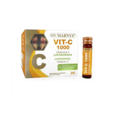 Marny's Liposomal Vit-C 1000mg Oral Vials 10mL, 20 Vials | Immune Support, Antioxidant, Vitamin C Supplement, Boosts Energy & Skin Health