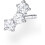 Thomas Sabo Thomas Sabo Women's Single Stud Earrings Stones Gold 925 Sterling Silver 1