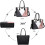 Miss Lulu Miss Lulu Leather Look V-Shape Shoulder Handbag 6