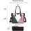 Miss Lulu Miss Lulu Leather Look V-Shape Shoulder Handbag 4