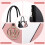 Miss Lulu Miss Lulu Leather Look V-Shape Shoulder Handbag 5