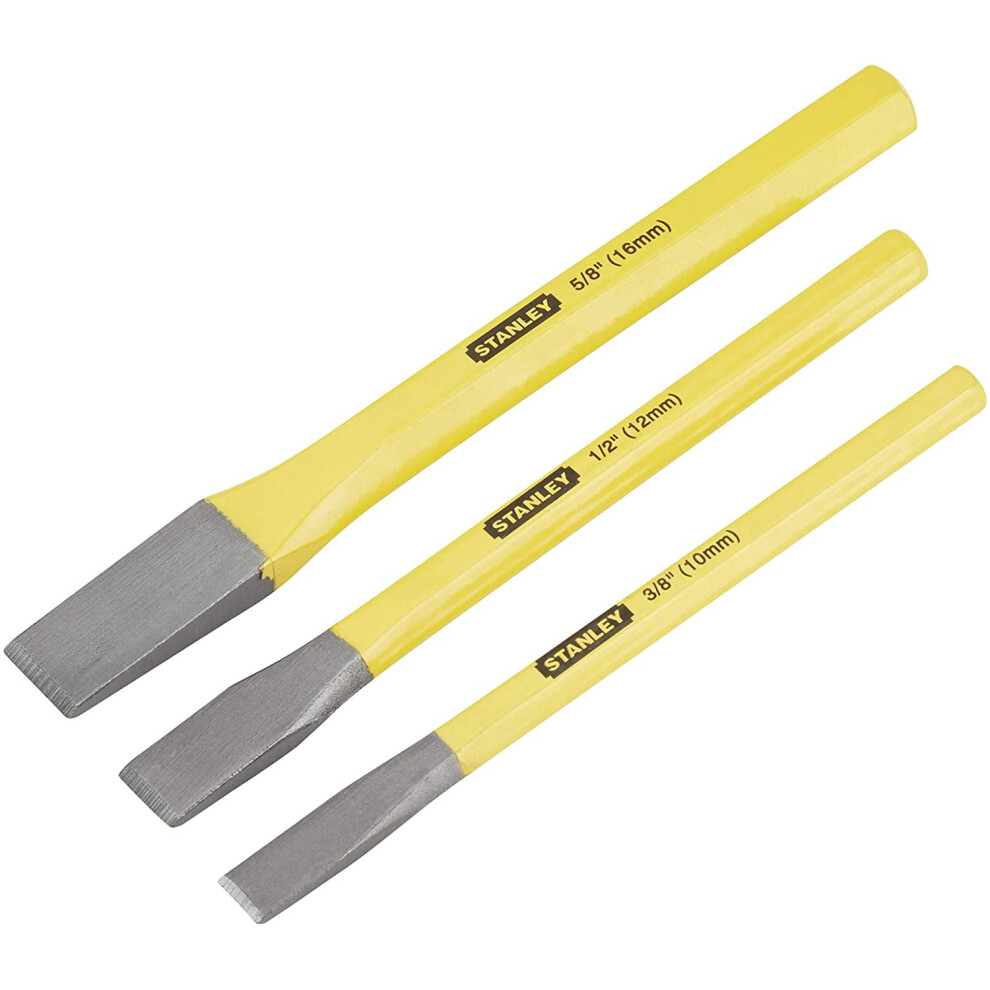 Stanley 4-18-298 Cold Chisel Set, 3 Pieces