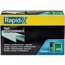 Rapid High Performance Staples, No.140, Leg Length 10 mm, 11910711 - 5000 Pieces