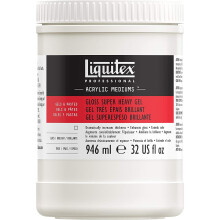 Liquitex 7432 Professional Gloss Super Heavy Gel Medium, 946 ml