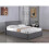 (Fusion Fabric Storage King Size Bed Grey) Fusion Fabric Storage  Bed Grey 1