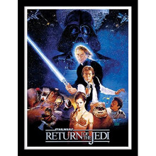 Star Wars Return of The Jedi (One Sheet) Memorabilia, Multi-Colour, 3.80 x 44.00 x 35.40 CM.