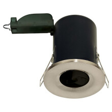 Luceco EFRDGUFBS Fire Rated Downlight Fitting GU10 (Brushed Steel)