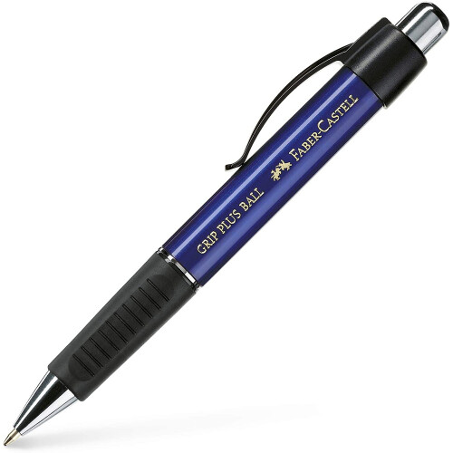 Faber-Castell Faber-Castell Grip Plus 07 Ball Pen - Metallic Blue