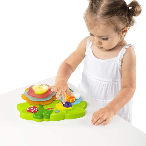chicco 10156000000 Flor Sensory Activity Flower Sorting/Stacking Shape 2