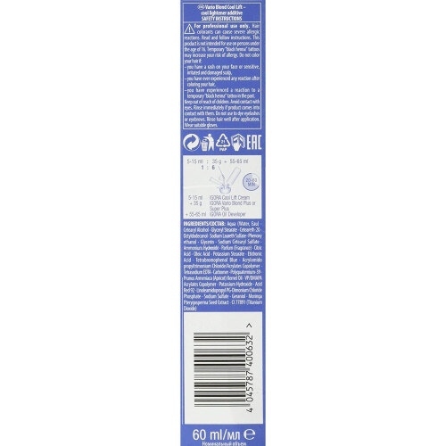 Schwarzkopf SCHWARZKOPF IG Vario Blond Cool Lift 60 2