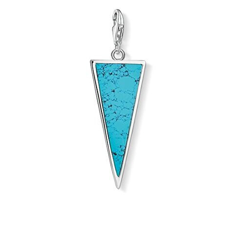 Thomas Sabo Thomas Sabo Sterling Silver Turquoise Triangle Charm