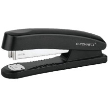 Q-Connect Full Strip Plastic Stapler, Black