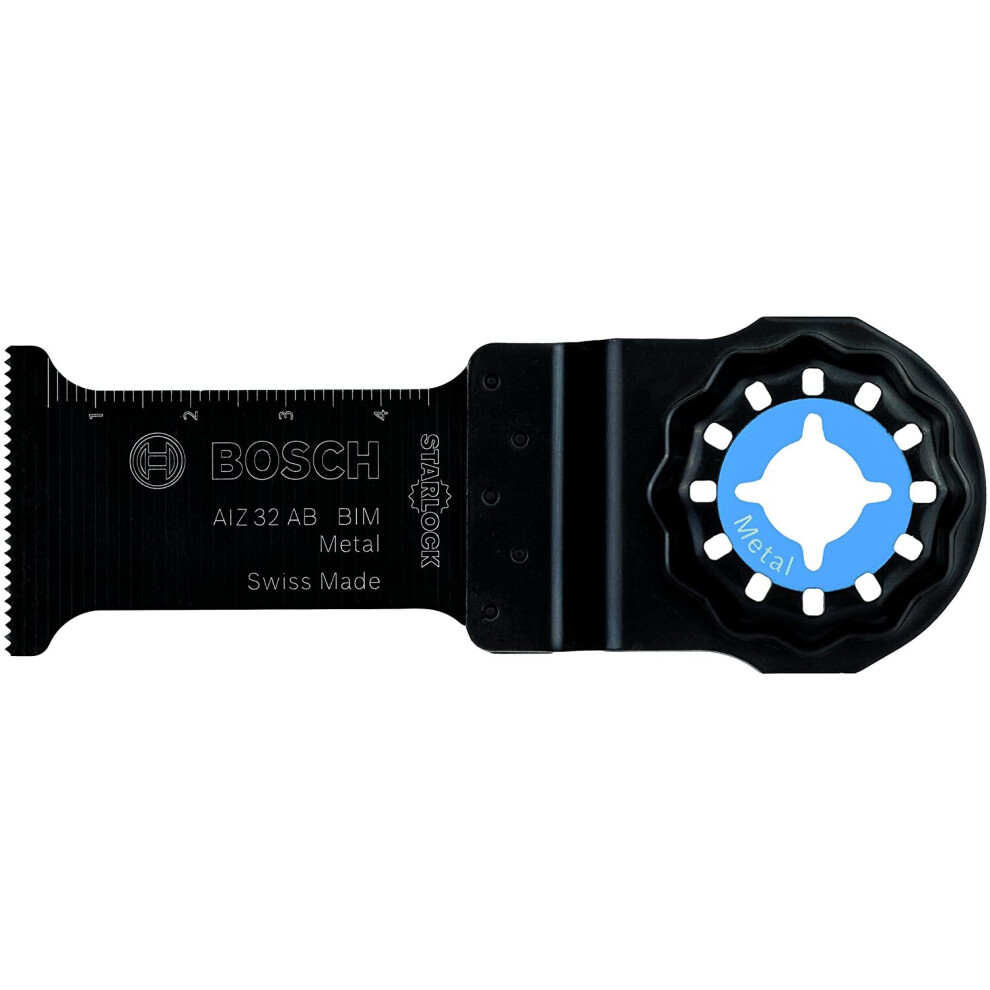 Bosch 2608661688 Aiz32ab Gop Bim Plunge Cut Blade, 18.7Cm X 9.3Cm X 2Cm, Blue 3165140545525