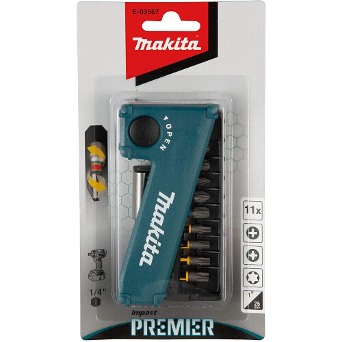 Makita Makita E-03567 Impace Premier 11 Piece Torsion Bit Set 2