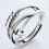 925 Sterling Silver Bead Ring Stress Relieving for Anxiety Transfer Bead Ring 8