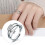 925 Sterling Silver Bead Ring Stress Relieving for Anxiety Transfer Bead Ring 2