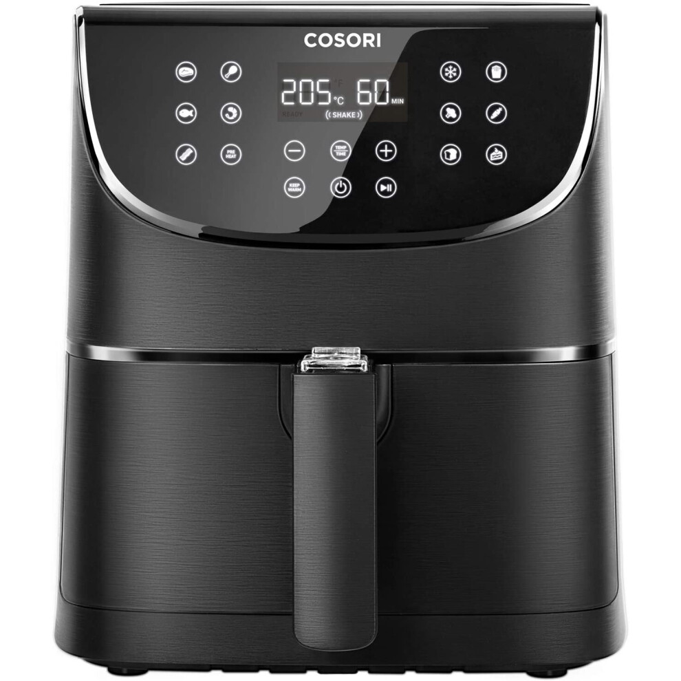 COSORI Air Fryer with 100 Recipes Cookbook, XXL 5.5L Oil Free Air Fryers for Home Use, Timer & Temperature Control,Nonstick Basket,1700W