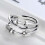925 Sterling Silver Bead Ring Stress Relieving for Anxiety Transfer Bead Ring 3