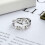 925 Sterling Silver Bead Ring Stress Relieving for Anxiety Transfer Bead Ring 4