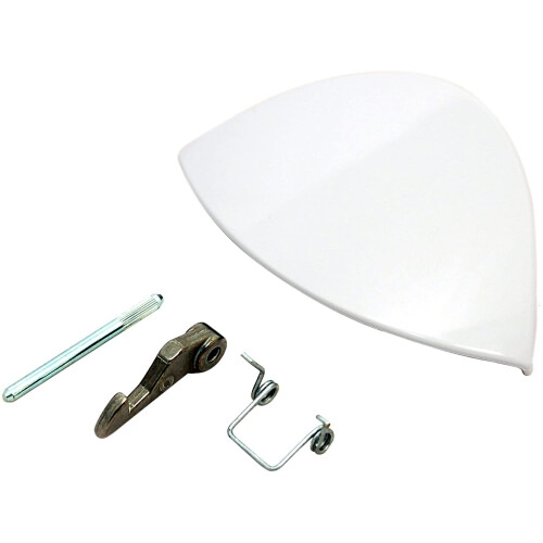 Indesit GENUINE INDESIT EVO WHITE PLASTIC DOOR HANDLE KIT
