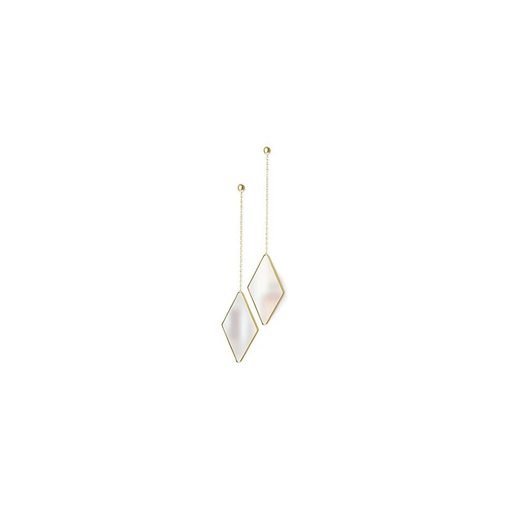 Umbra 358777-221 Mirror, Matte Brass,