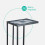 LIVIVO C-Shaped Sofa Side Table Coffee Laptop End Table Living Room Snack Desk Storage 3