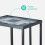 LIVIVO C-Shaped Sofa Side Table Coffee Laptop End Table Living Room Snack Desk Storage 6