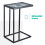 LIVIVO C-Shaped Sofa Side Table Coffee Laptop End Table Living Room Snack Desk Storage 7