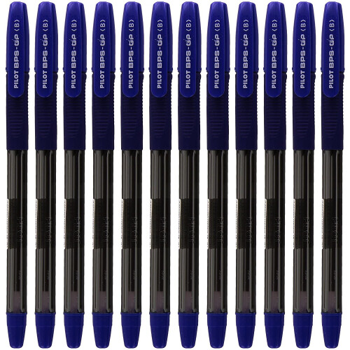 Pilot Pilot BPS - GP Grip Ballpoint 1.2 mm Tip (Pack of 12) - Blue