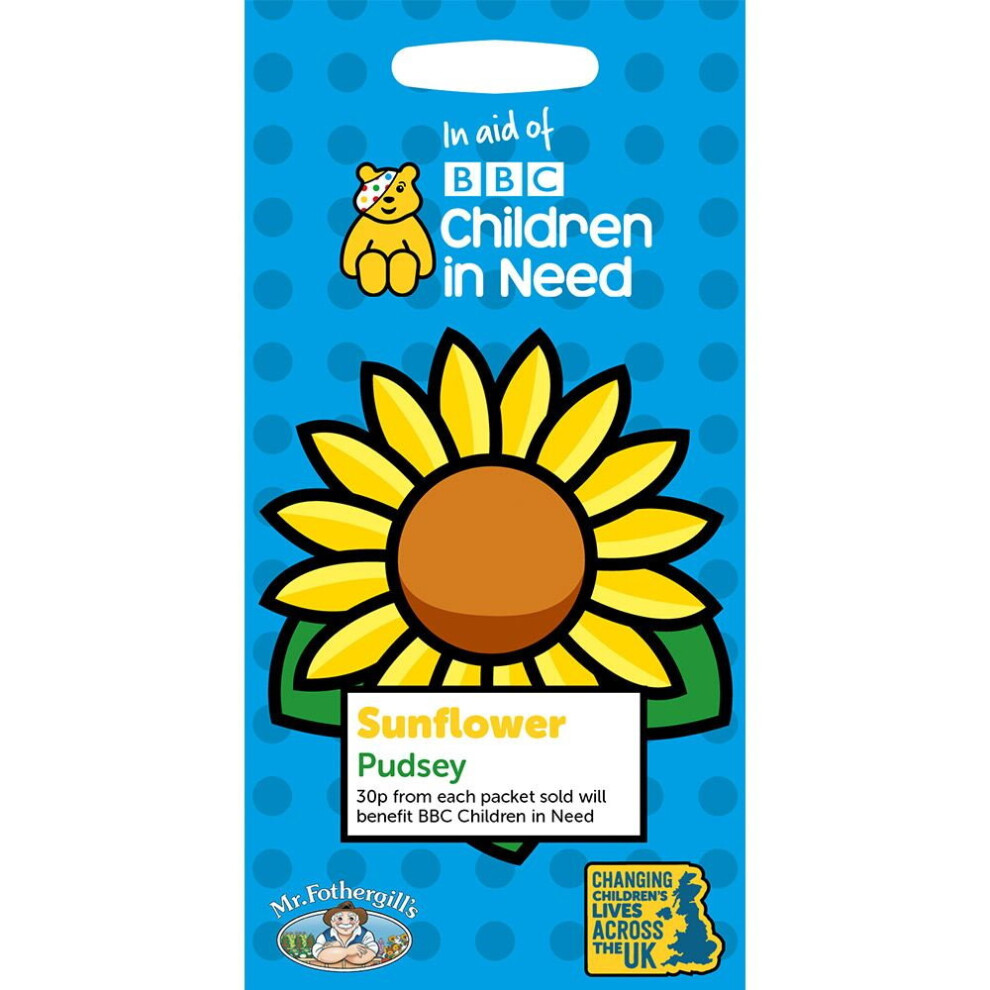 Mr Fothergill's Mr.fothergill's Bbc Children In Need Pudsey Sunflower Seeds Packet