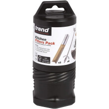 Trend BR/KFP/1 Kitchen Fitters Pack c/w Connecting Bolts & 2 1/2 Worktop Cutters & 10x No.20 Biscuits