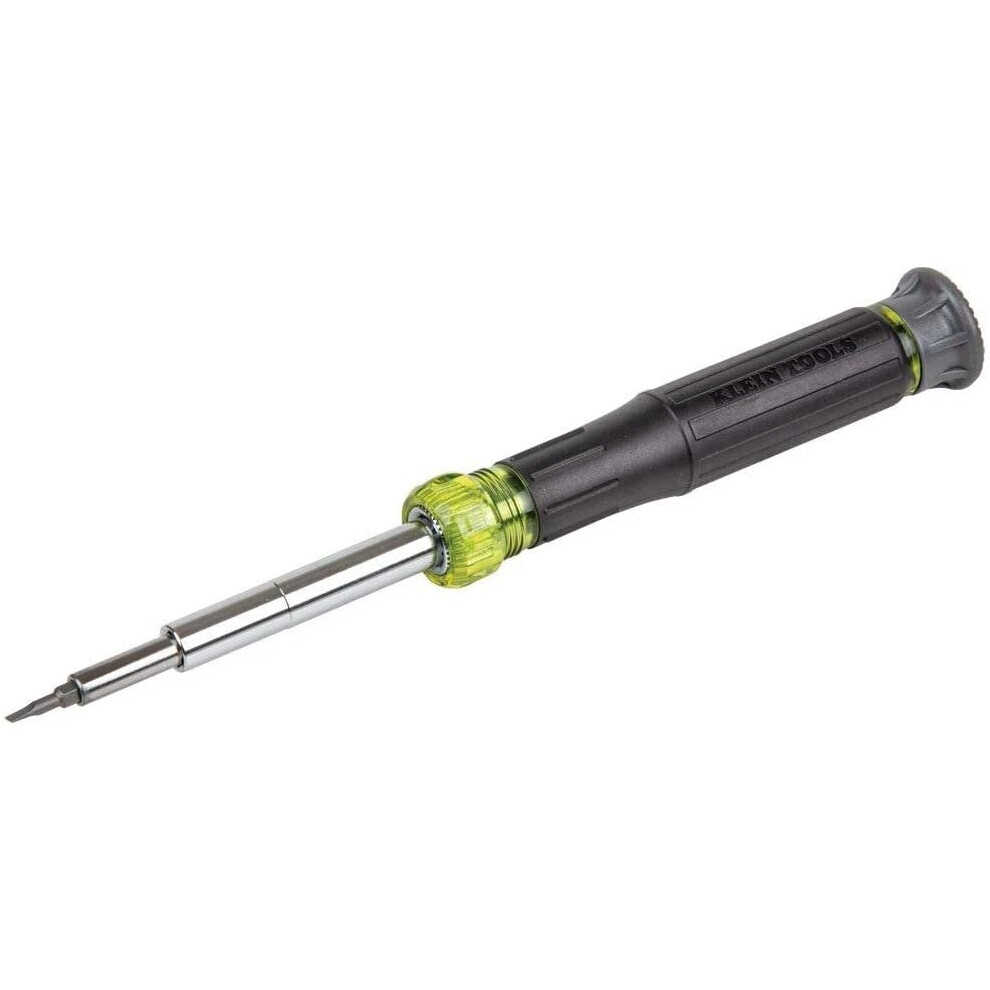 KLEIN TOOLS Electronic Screwdriver, 14-in-1 with 8 Tips, Slotted, Phillips, and Tamperproof TORX Bits, 6 Precision Nut Drivers 32314