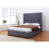 (Genesis Linen King Size Bed Dark Grey) Genesis Linen  Dark Grey 1