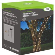 LUCIOLE ulkona aurinkoseppele 200 lämpimän valkoista LEDiä - SMART GARDEN - 21,9m