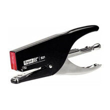 Rapid 24812601 S21 Flat Stapler Metal 30-Sheet Capacity Black