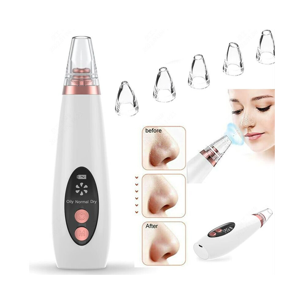 Electric Facial Blackhead Remover Acne Vacuum Cleaner Pore Oily Dry Skin Care