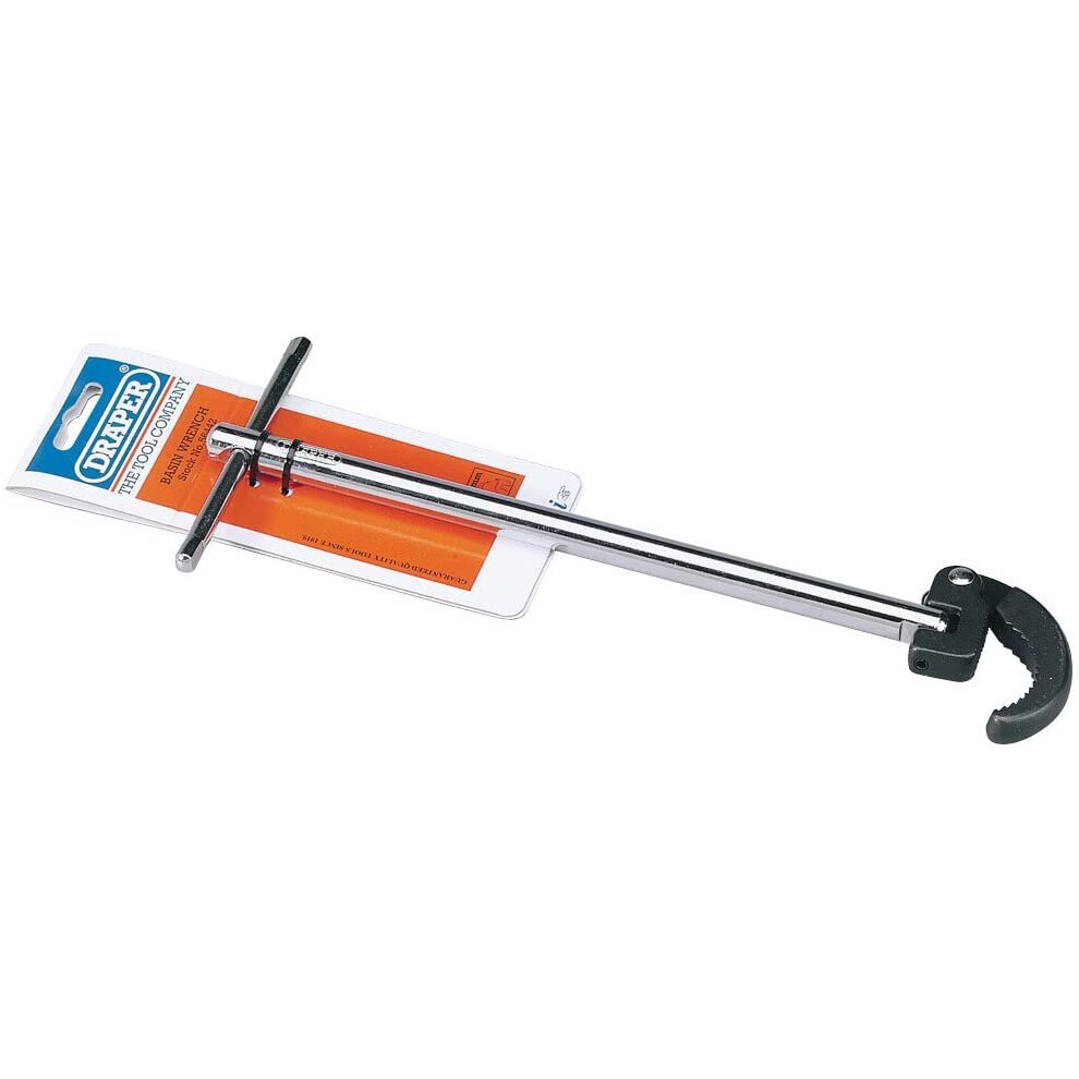 Draper 56442 Adjustable Wrench for Basin, 40mm Capacity