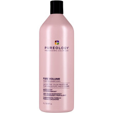 Pureology | Pure Volume | Shampoo | For Flat, Fine, Colour-Treated Hair | Adds Weightless Volume | Vegan
