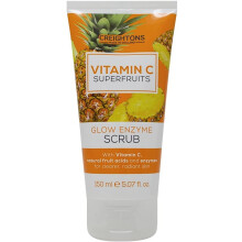 Creightons Vitamin C Superfruits Glow Enzyme Scrub (150ml) - An energising and exfoliating scrub with vitamin C, natural fruit acids and enzymes for