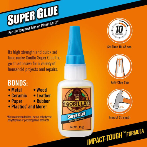 Gorilla Gorilla Super Glue 15g 2
