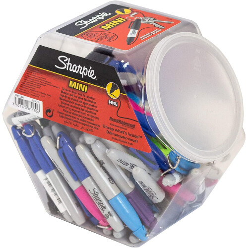 Sharpie Sharpie Assorted Mini Permanent Marker (Pack of 72) 1