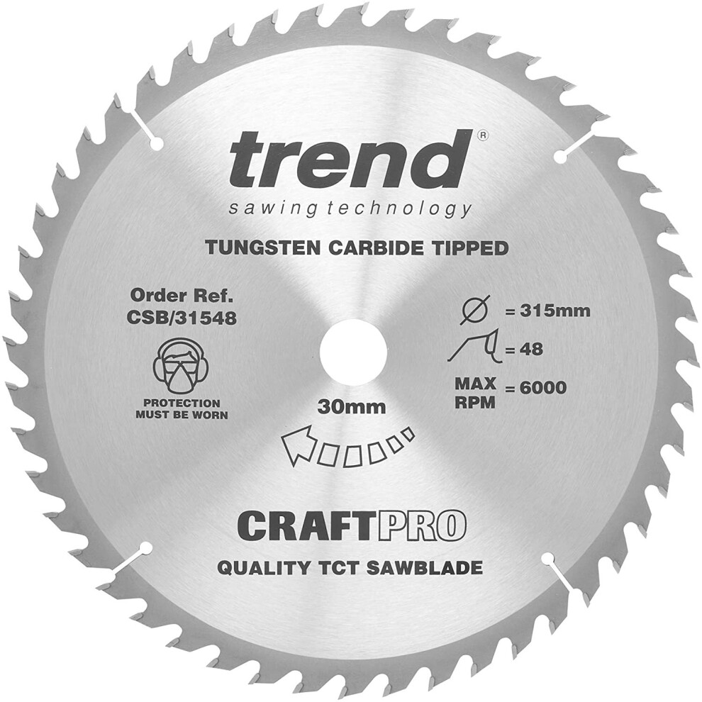 Trend Silver Craftpro Wood Cutting Saw Blade - Image 4