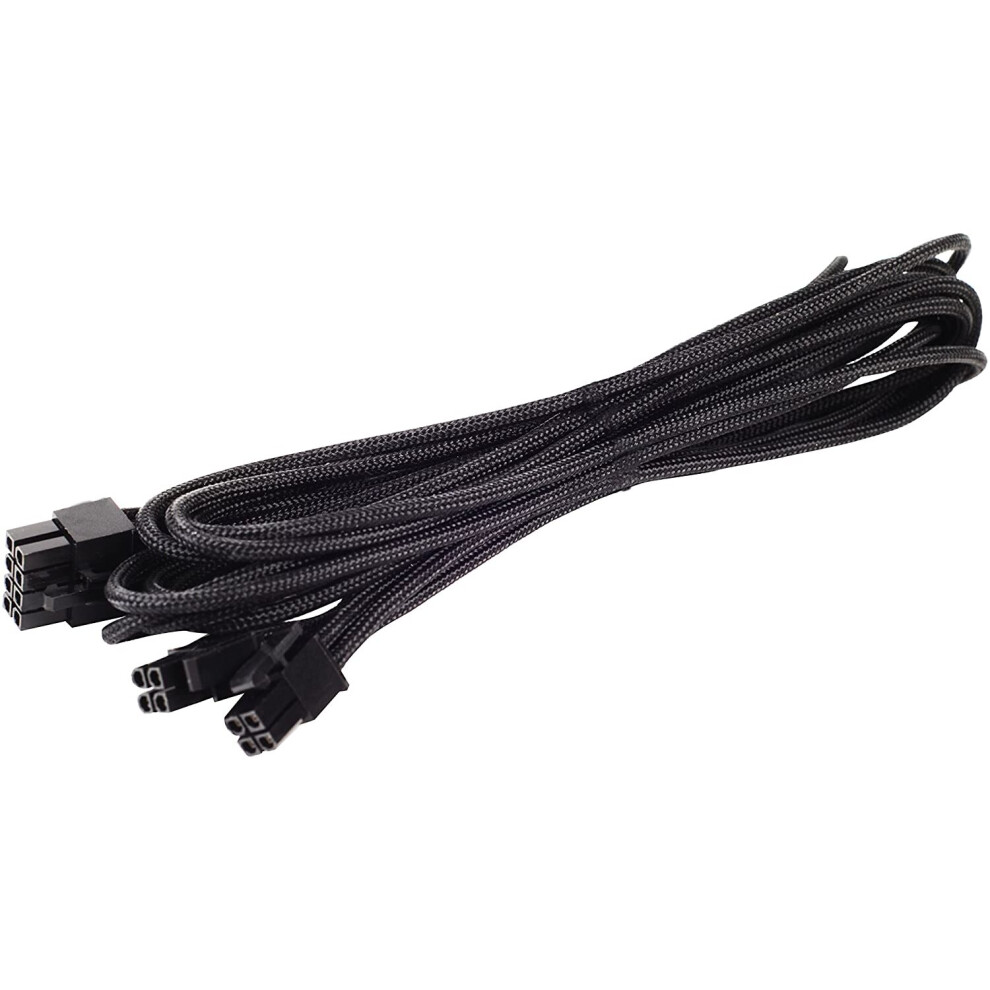 Silverstone Sst-Pp06b-Eps55 - 55Cm Eps/Atx 8Pin(4+4) Sleeved Psu Cable, Black 4710713969391